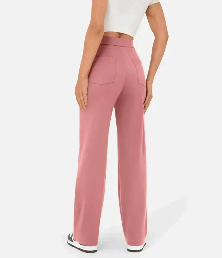 Aubrey™ | Elastic trousers with high waist | 1 1 FREE
