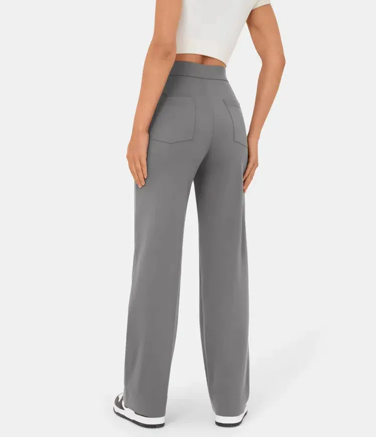 Aubrey™ | Elastic trousers with high waist | 1 1 FREE