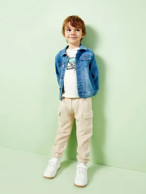 Basic Baby Boy Jogger Tracksuit Bottom With Elastic Waist
