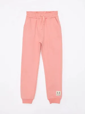 Basic Elastic Waist Girls Jogger Sweatpants