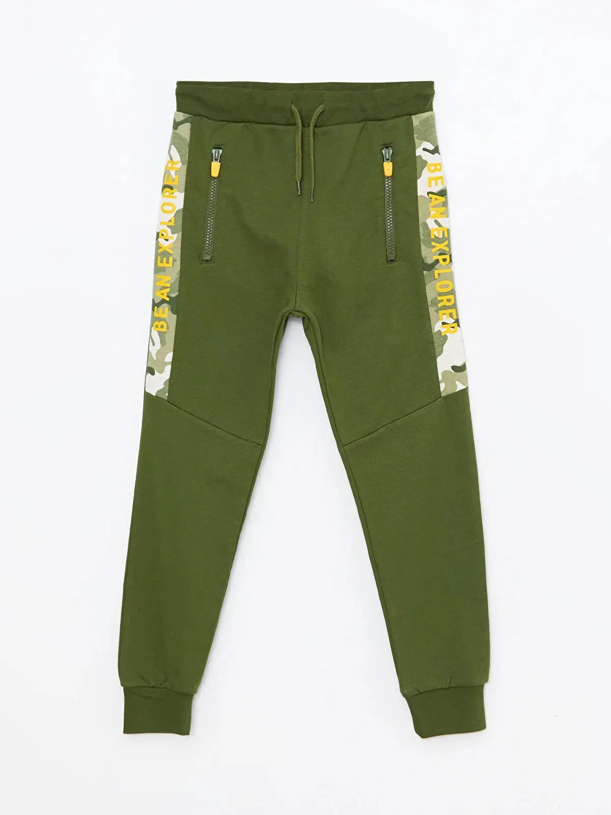 Boys Jogger Sweatpants With Elastic Waist Printed