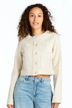 Coco Patch Pocket Jacket - Cream