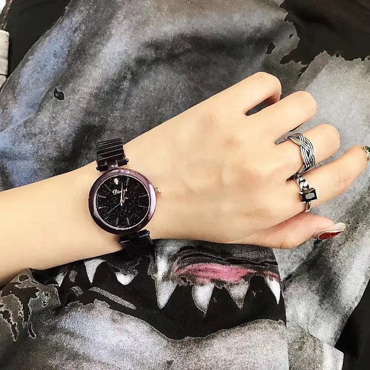 Fashion Personality Starry Dial Women's Watch