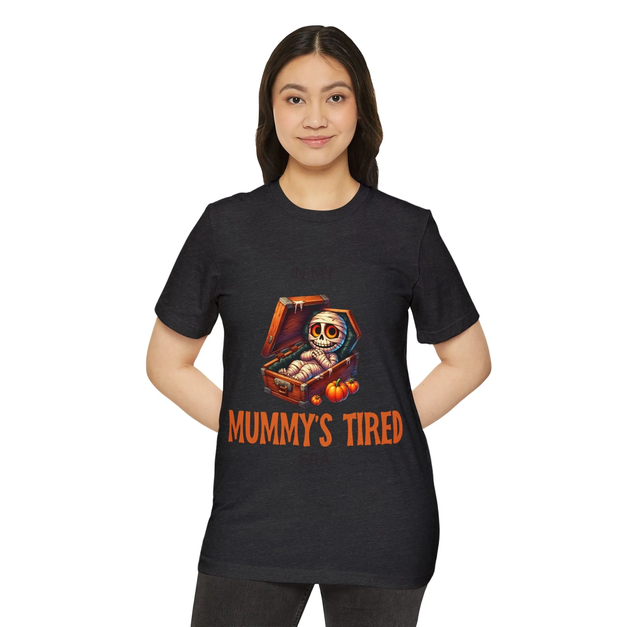 In My Mummy’s Tired Era, Unisex Organic Cotton T-shirt (Colorful), Printed