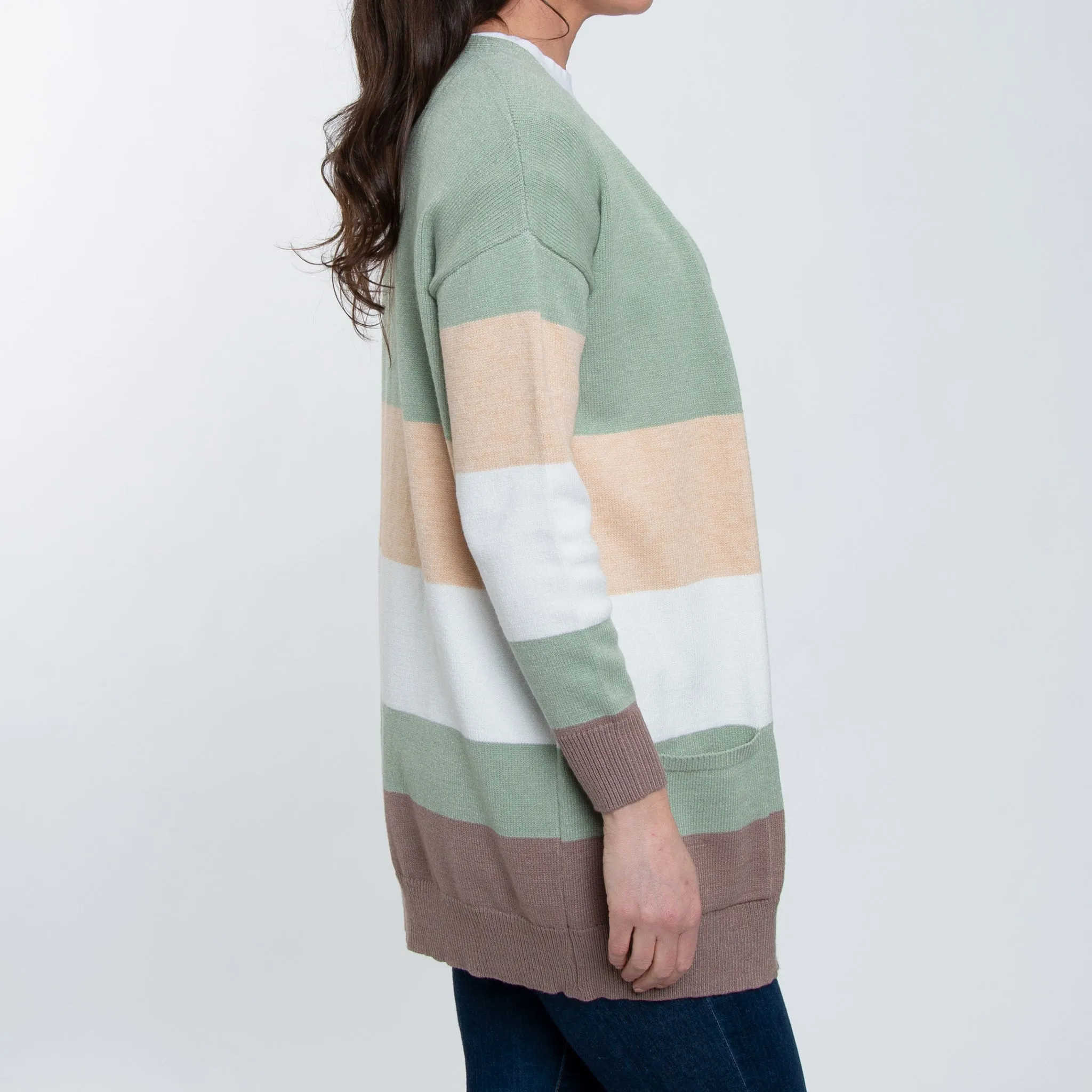 Jett Color Block Cardigan