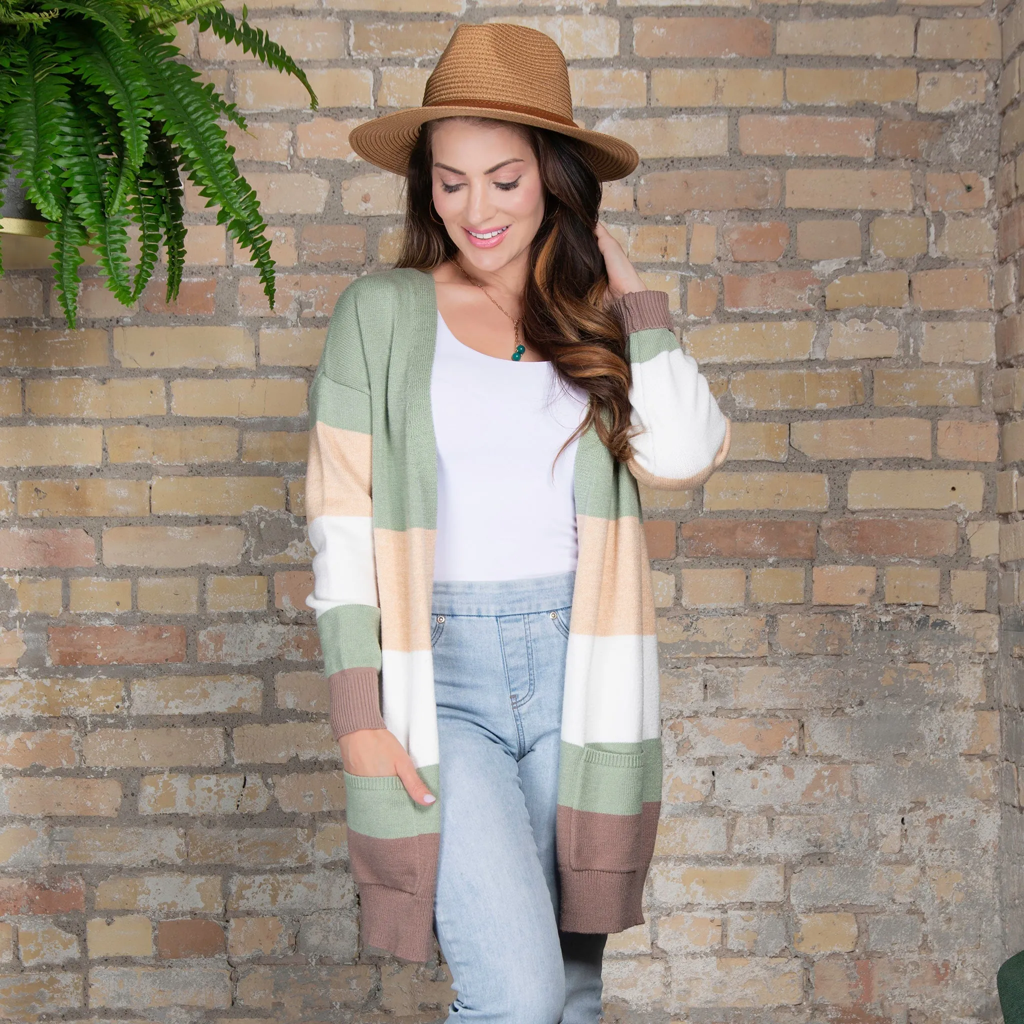 Jett Color Block Cardigan
