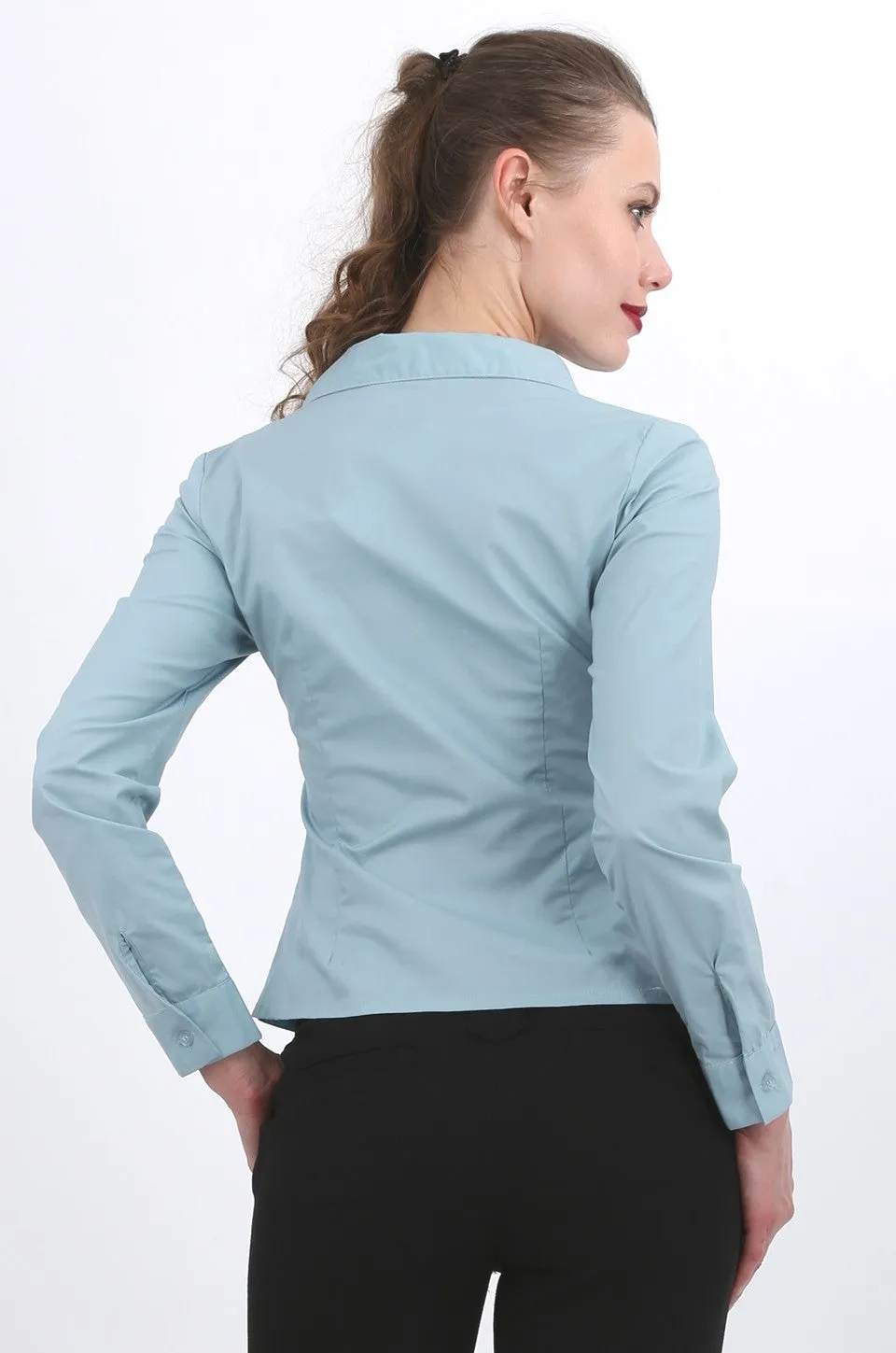Juliana shirt in teal