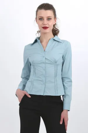 Juliana shirt in teal