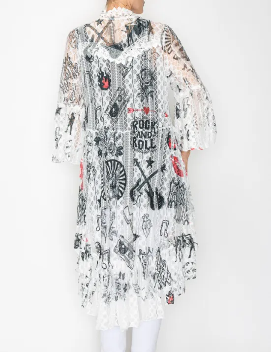 Lace Rock & Roll Cardigan