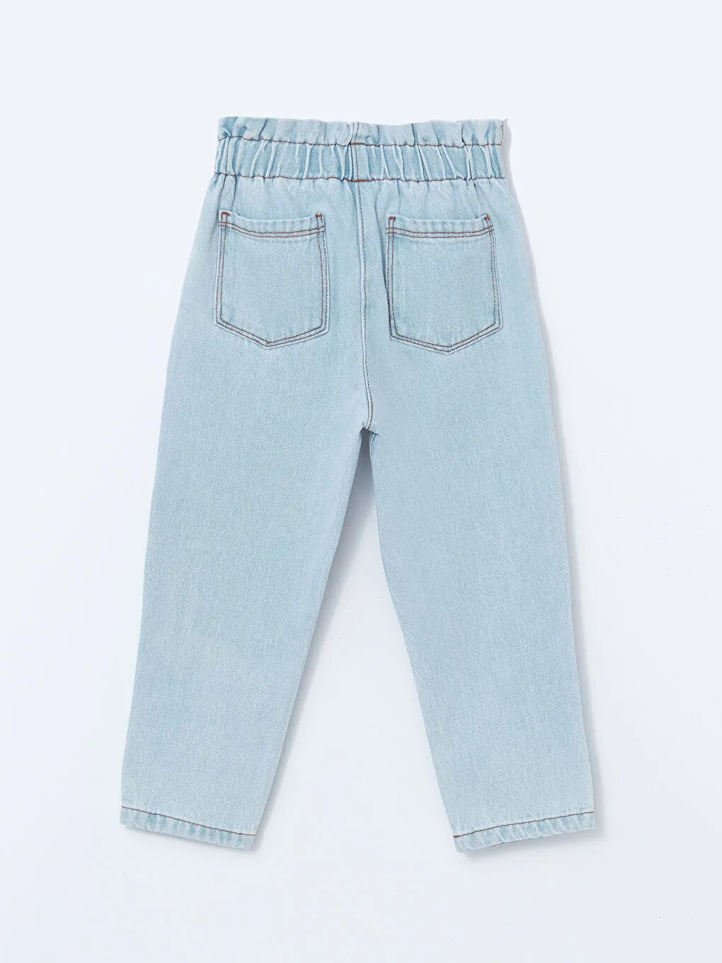 LCW Kids Blue Elastic Waist Girl Jeans