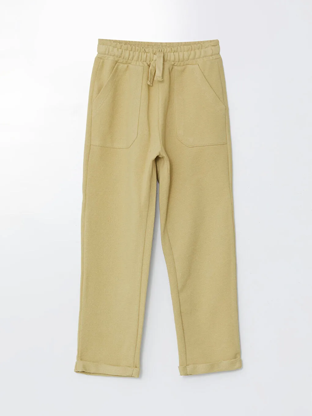 LCW Kids Khaki Elastic Waist Boy Trousers