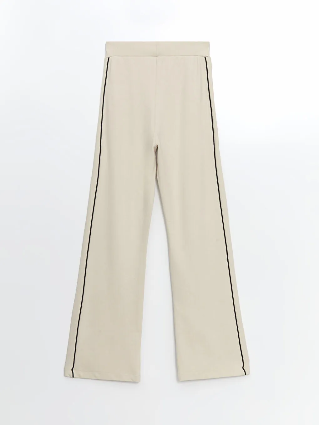LCW Modest Beige Elastic Waist Women Hijab Sweatpants