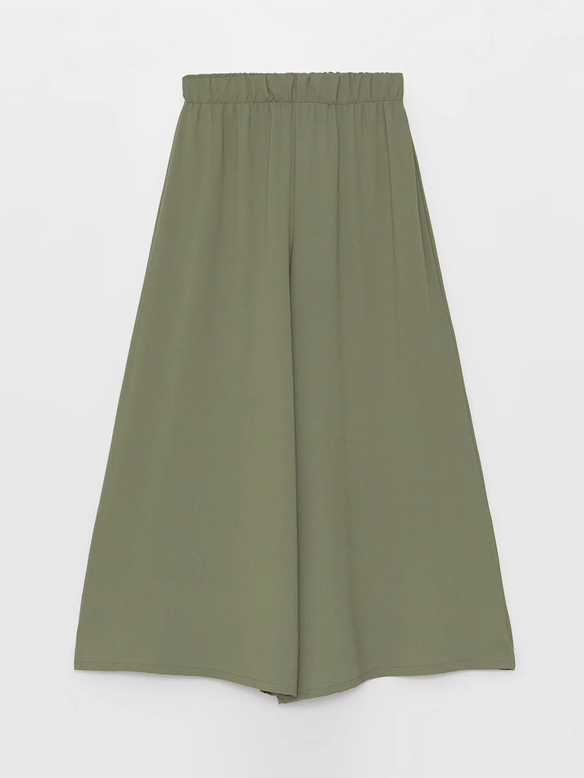 LCWAIKIKI Classic Women Elastic Waist Straight Trousers Skirt