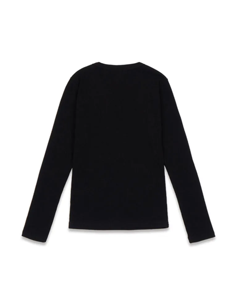 MACKY Golf: Daisy Patch Slim T-Shirt - Black