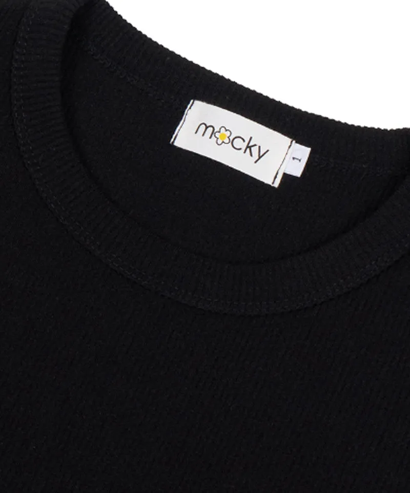 MACKY Golf: Daisy Patch Slim T-Shirt - Black