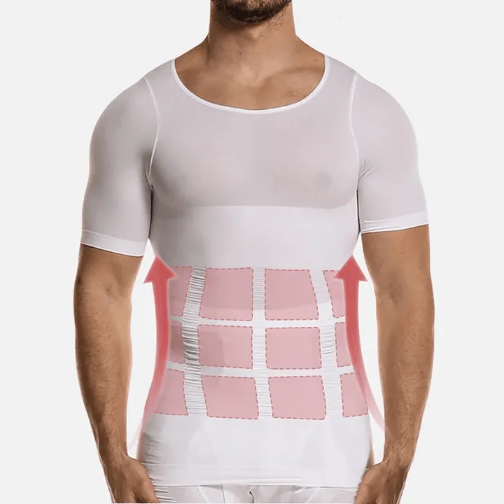 Men Body Toning Shaper T-Shirt