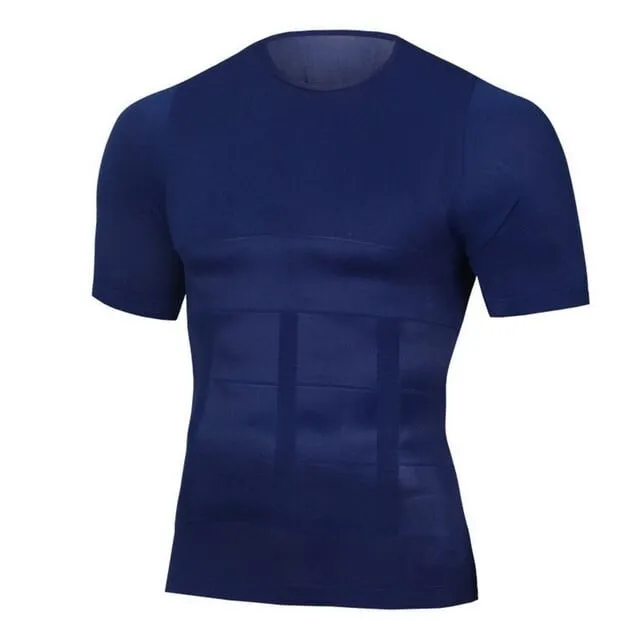 Men Body Toning Shaper T-Shirt