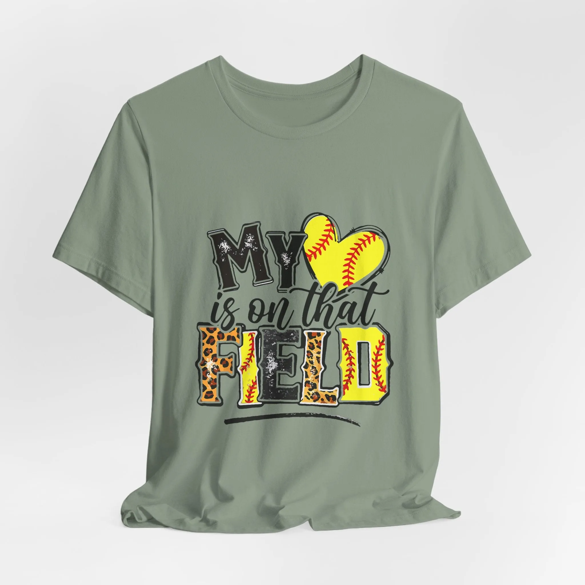 My Love Is On That Field T-Shirt - Unisex Garment-Dyed Tee