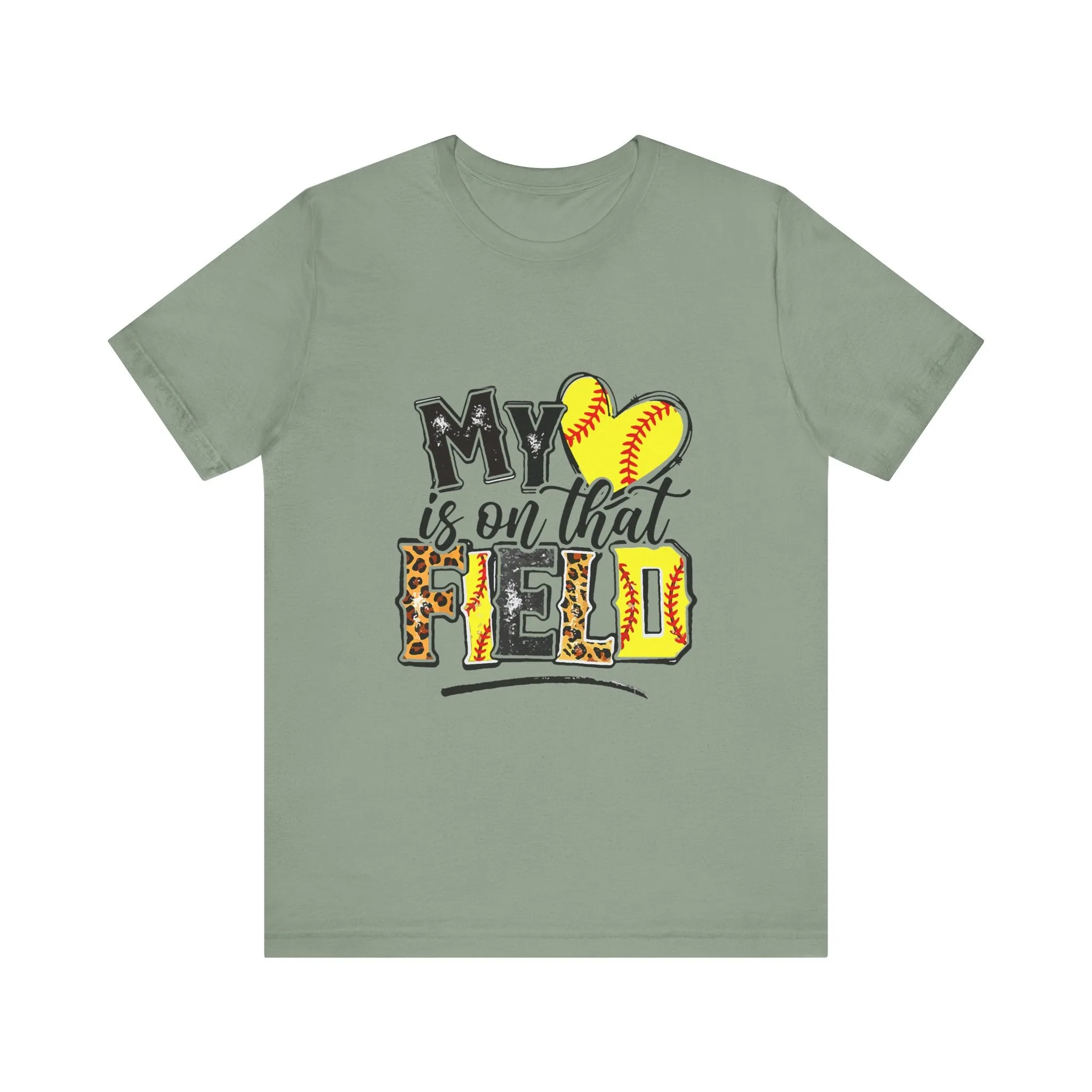 My Love Is On That Field T-Shirt - Unisex Garment-Dyed Tee