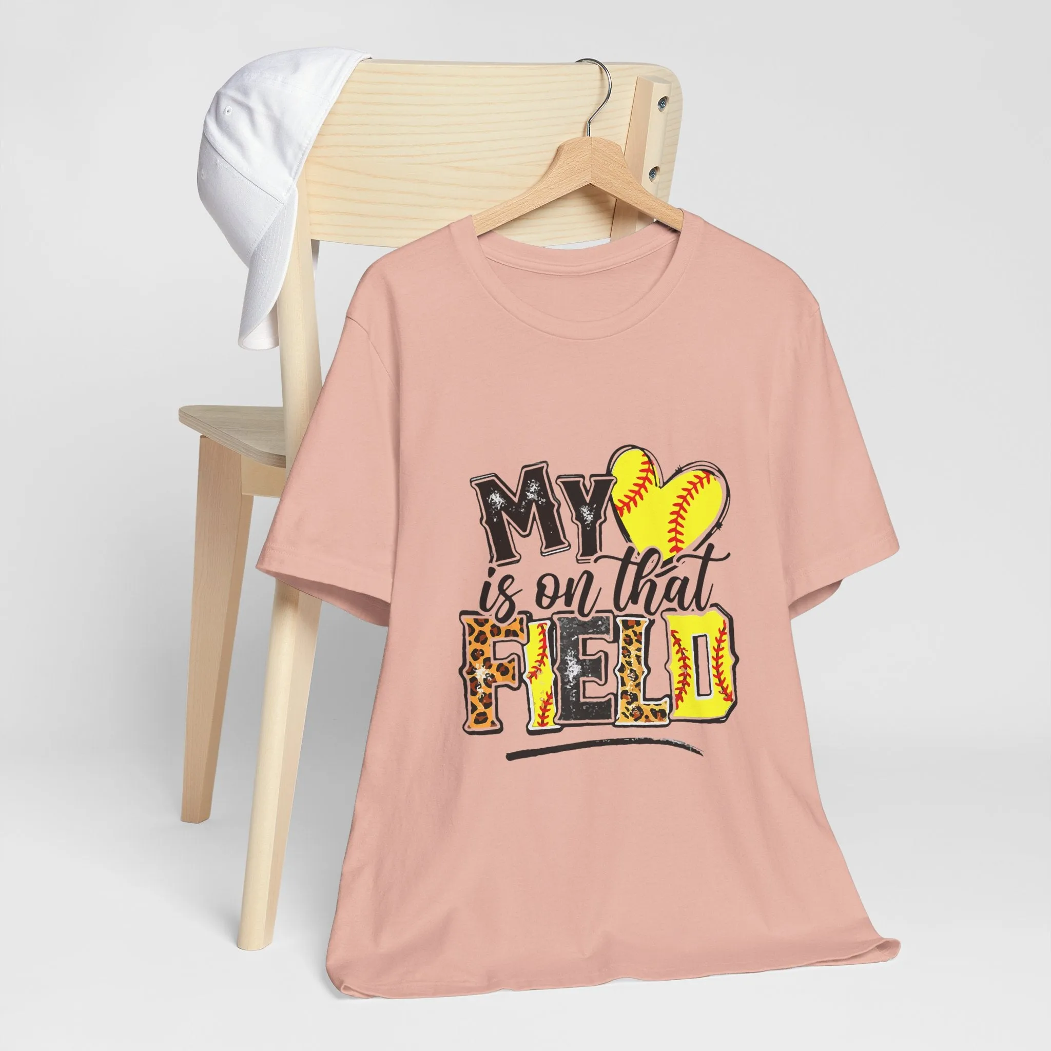 My Love Is On That Field T-Shirt - Unisex Garment-Dyed Tee