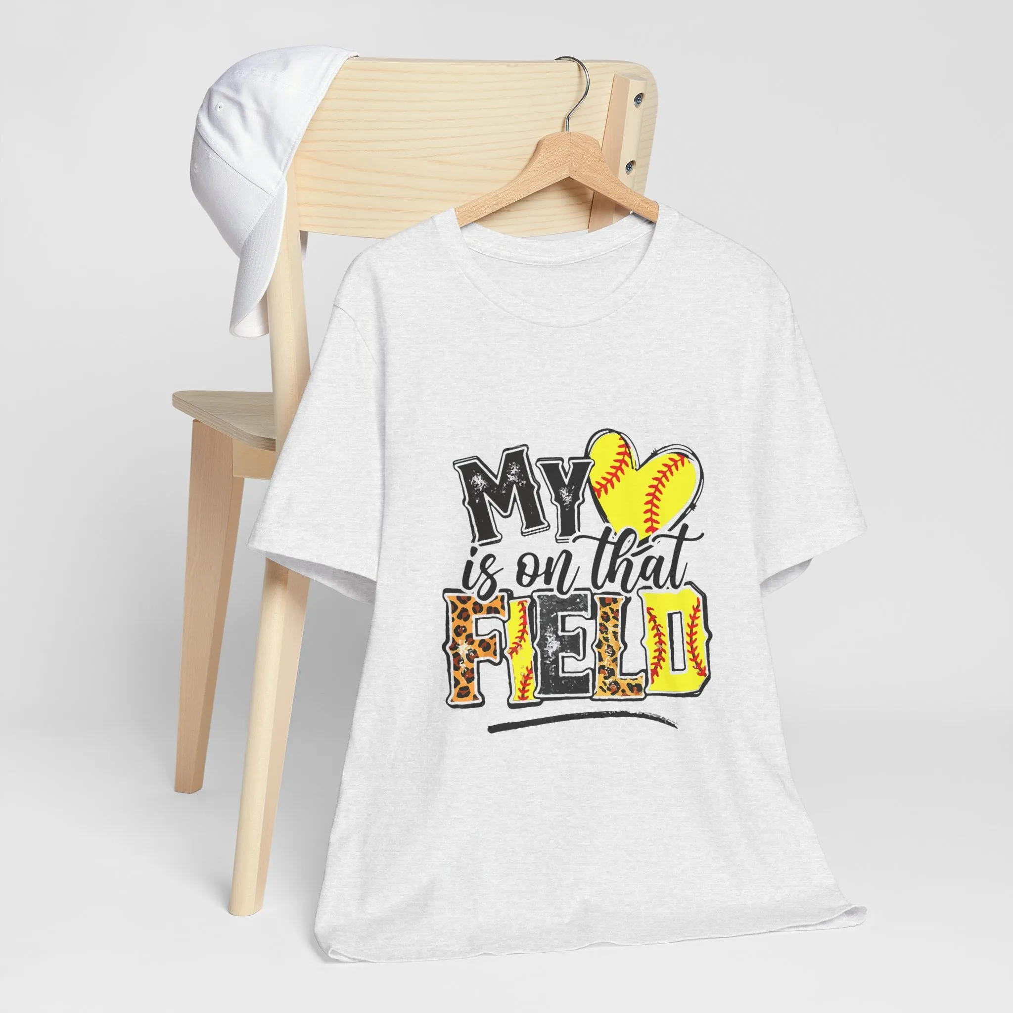 My Love Is On That Field T-Shirt - Unisex Garment-Dyed Tee