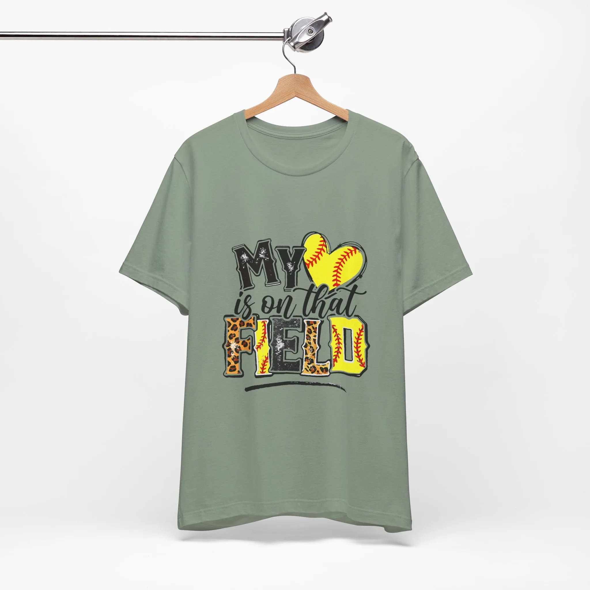 My Love Is On That Field T-Shirt - Unisex Garment-Dyed Tee