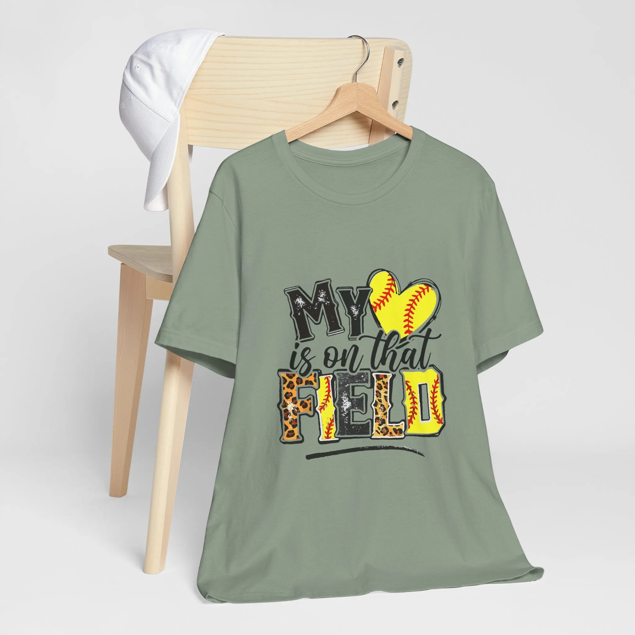 My Love Is On That Field T-Shirt - Unisex Garment-Dyed Tee