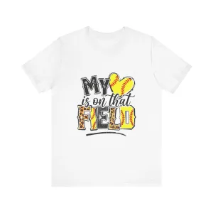 My Love Is On That Field T-Shirt - Unisex Garment-Dyed Tee