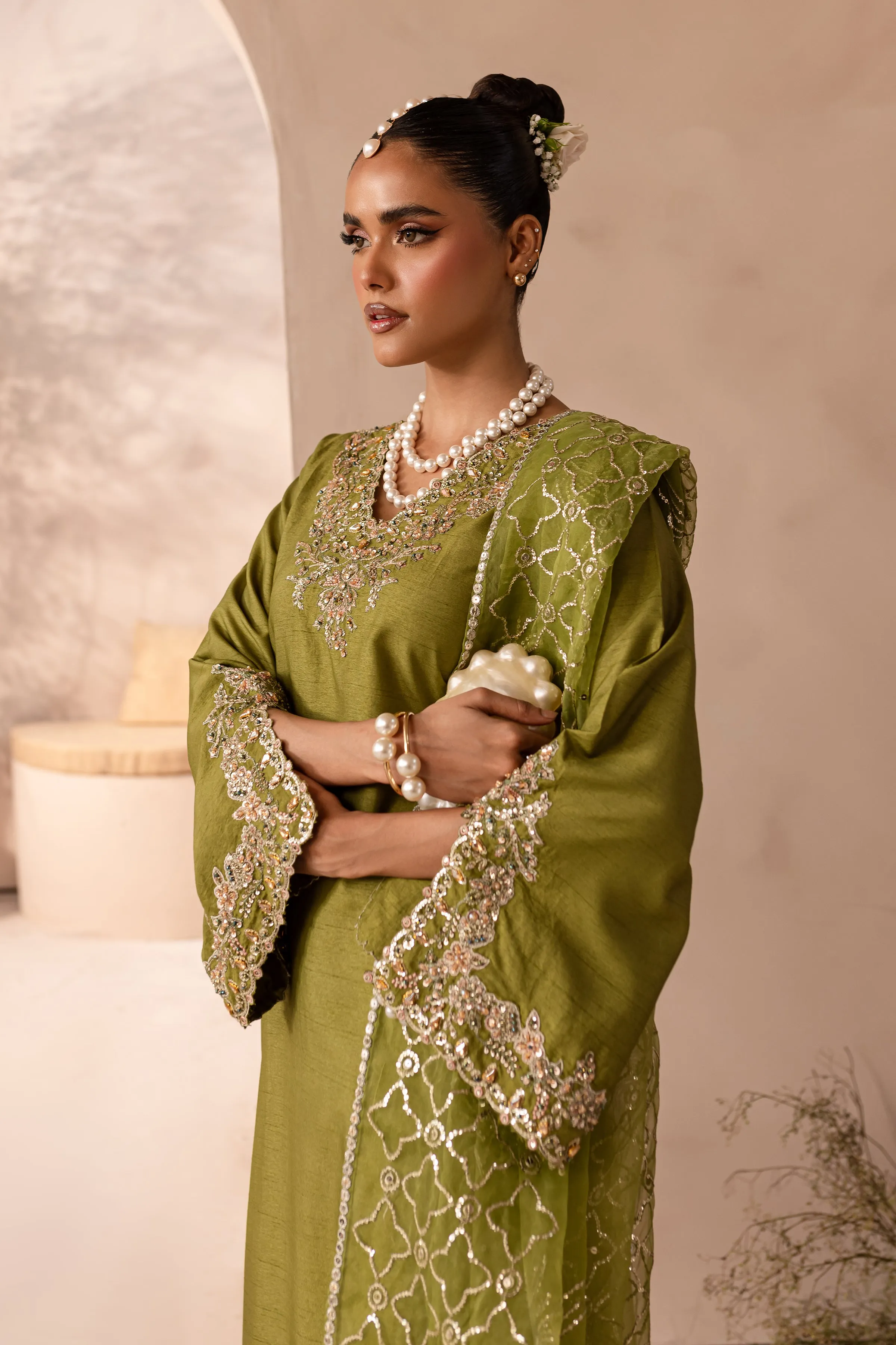 Oliven 3pc - Embroidered Luxe PRET