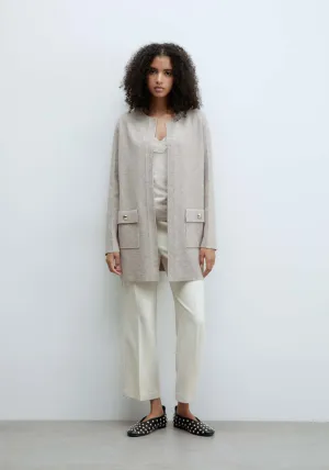 Patch Pocket Jacket - Natural Mink