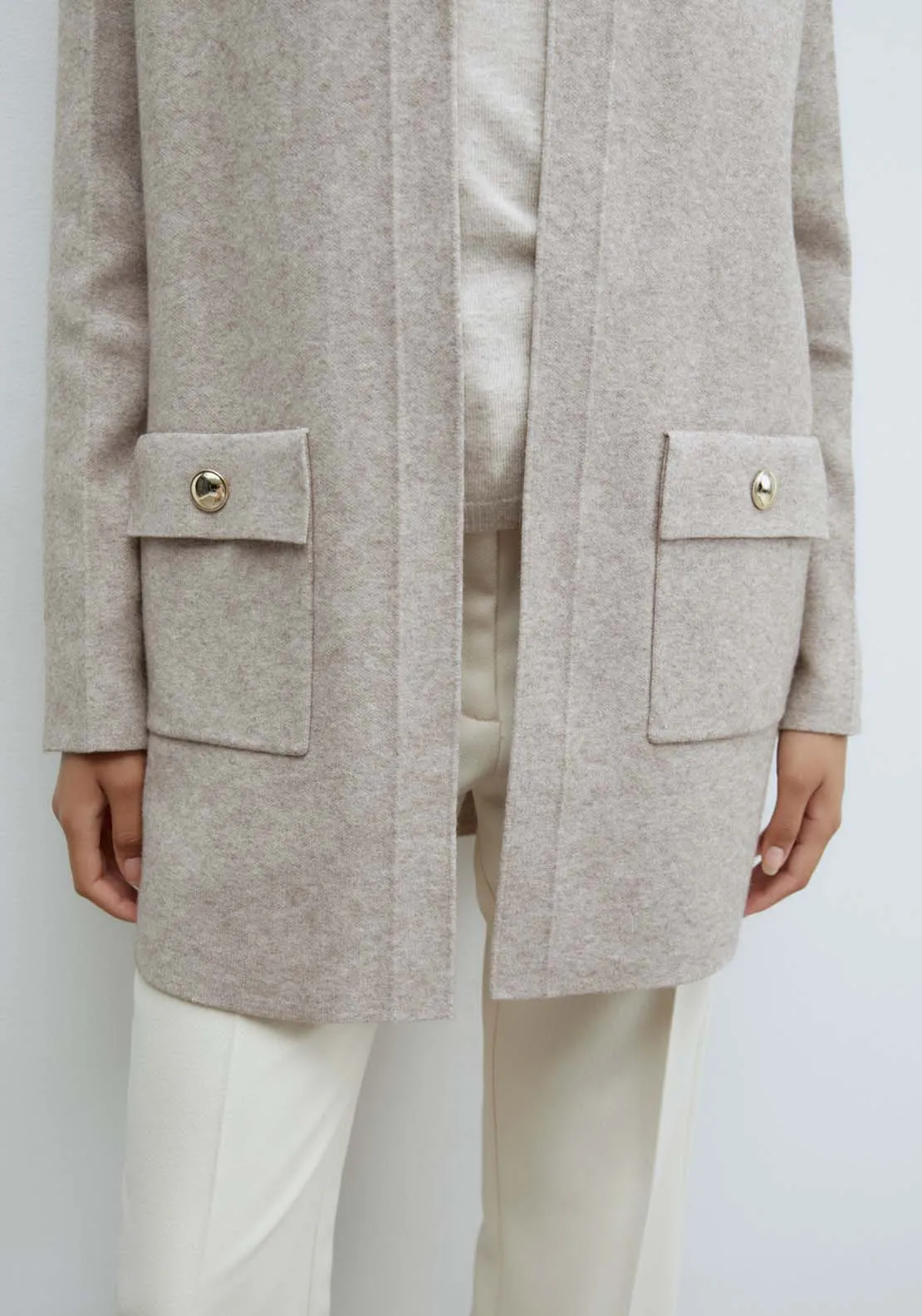 Patch Pocket Jacket - Natural Mink