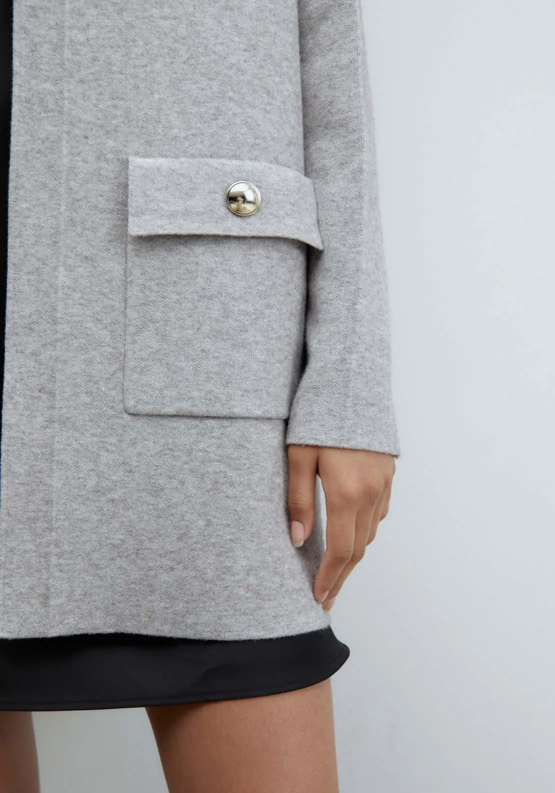 Patch pockets jacket - Green