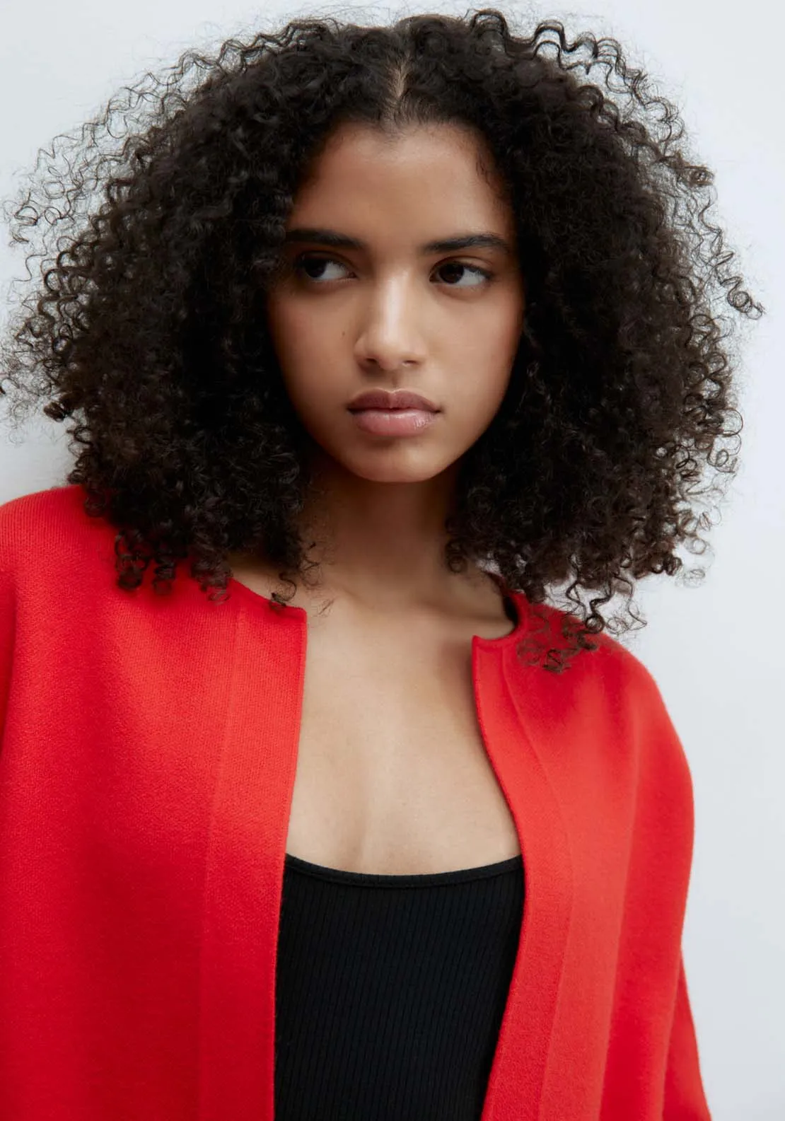 Patch pockets jacket - Red