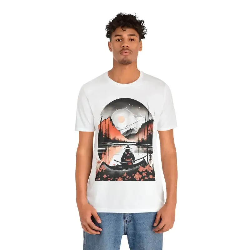 Samurai Rowing Unisex Jersey Tee Sunset Vibes
