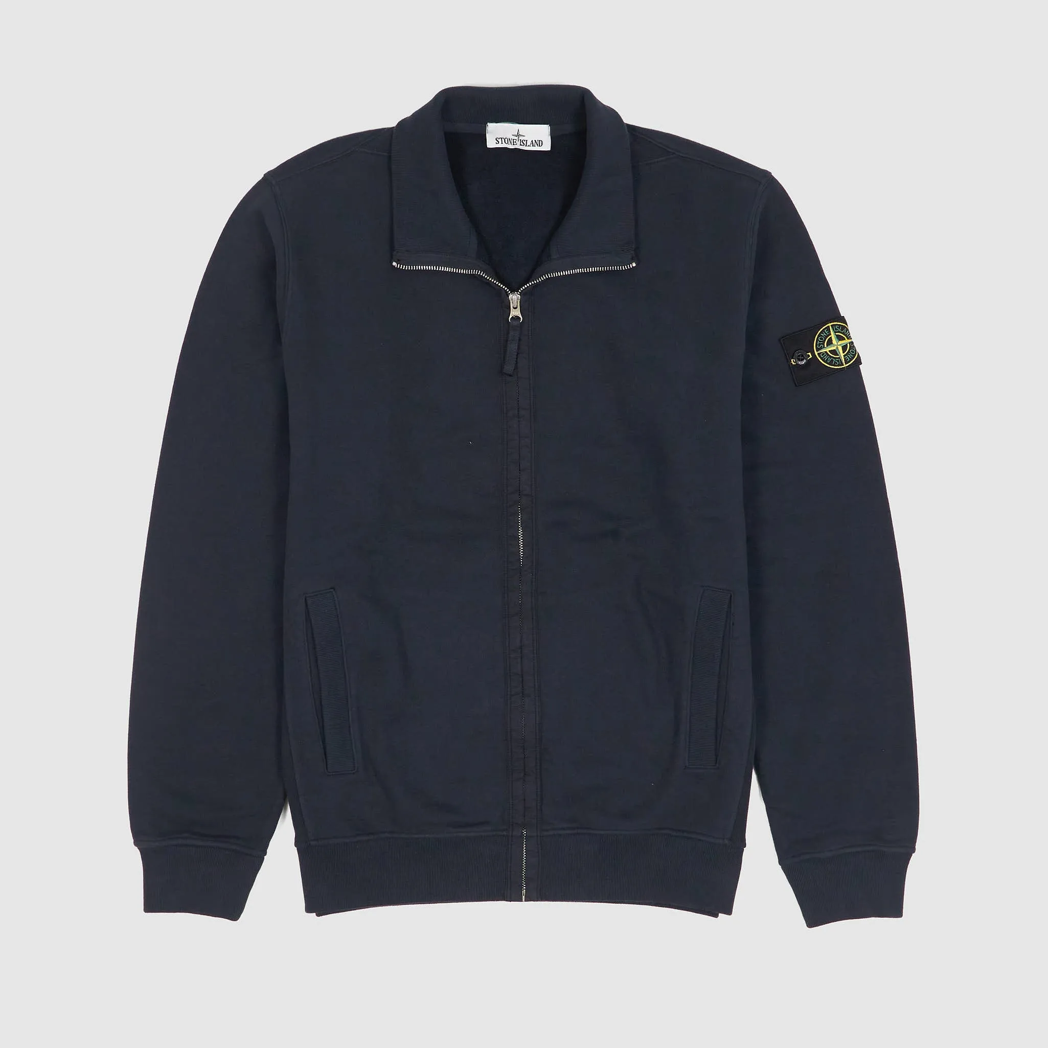 Stone Island Full Zip Standup Collar Sweat Shirt Cardigan