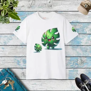 Ultra Cotton Tee Monstera Leaf for Nature Lovers
