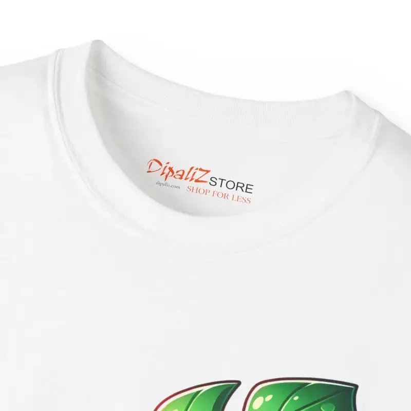 Ultra Cotton Tee Monstera Leaf for Nature Lovers