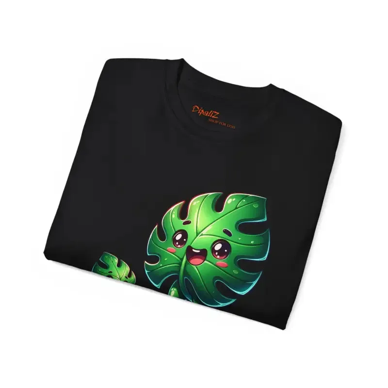 Ultra Cotton Tee Monstera Leaf for Nature Lovers