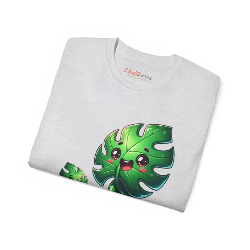 Ultra Cotton Tee Monstera Leaf for Nature Lovers