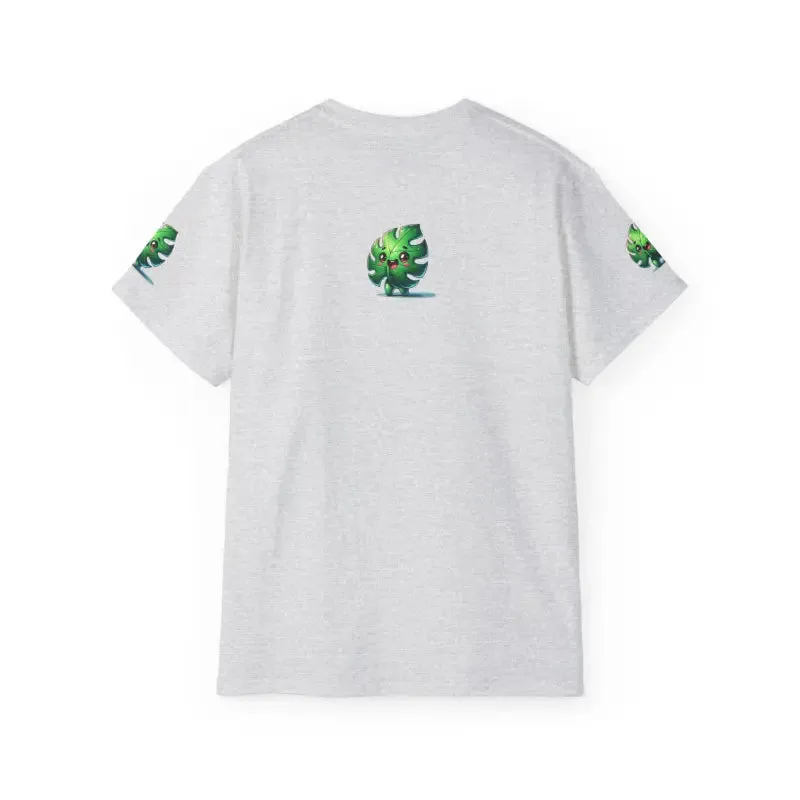 Ultra Cotton Tee Monstera Leaf for Nature Lovers