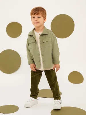 Velvet Baby Boy Tracksuit Bottom With Elastic Waist
