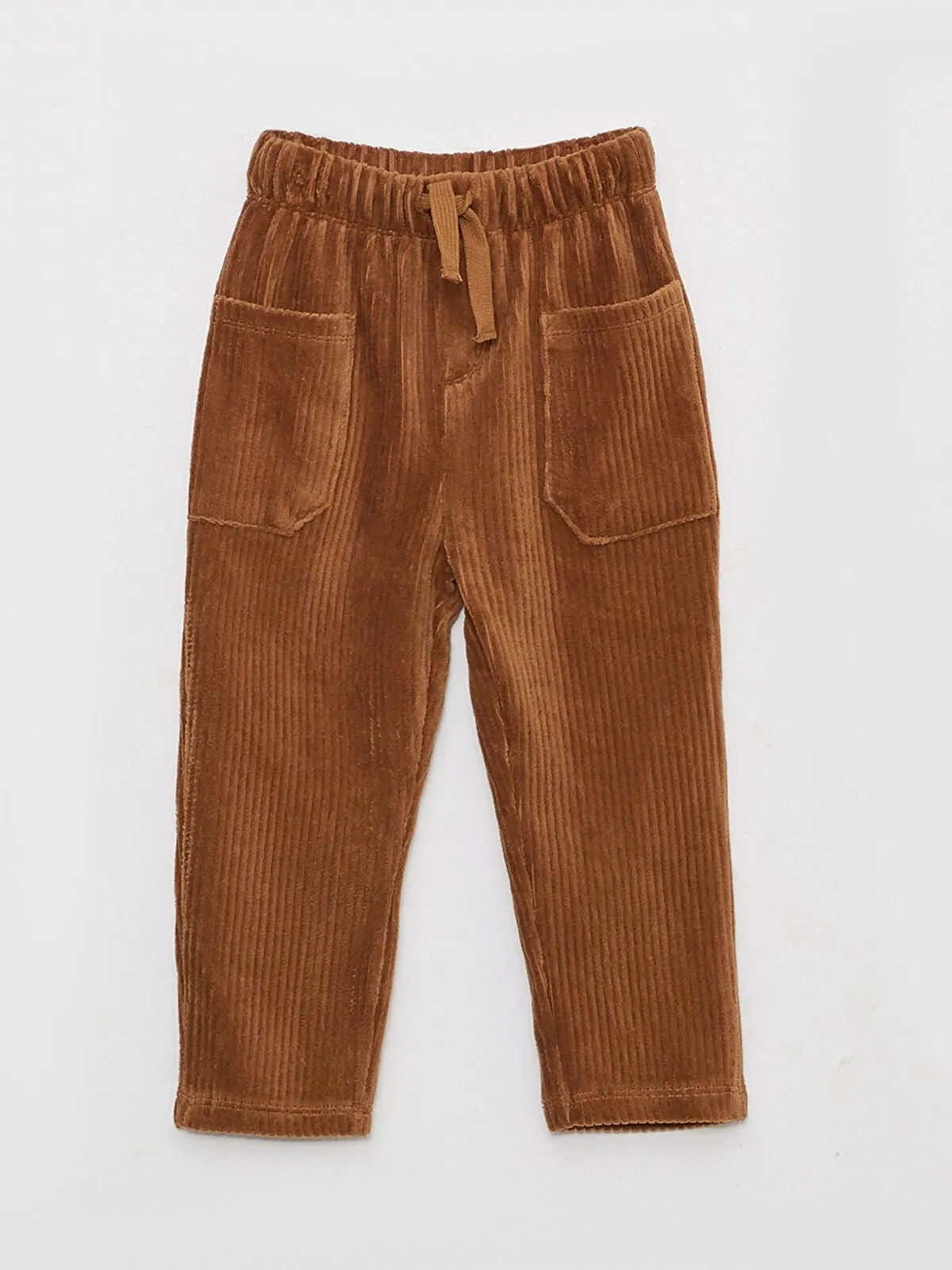 Velvet Baby Boy Tracksuit Bottom With Elastic Waist