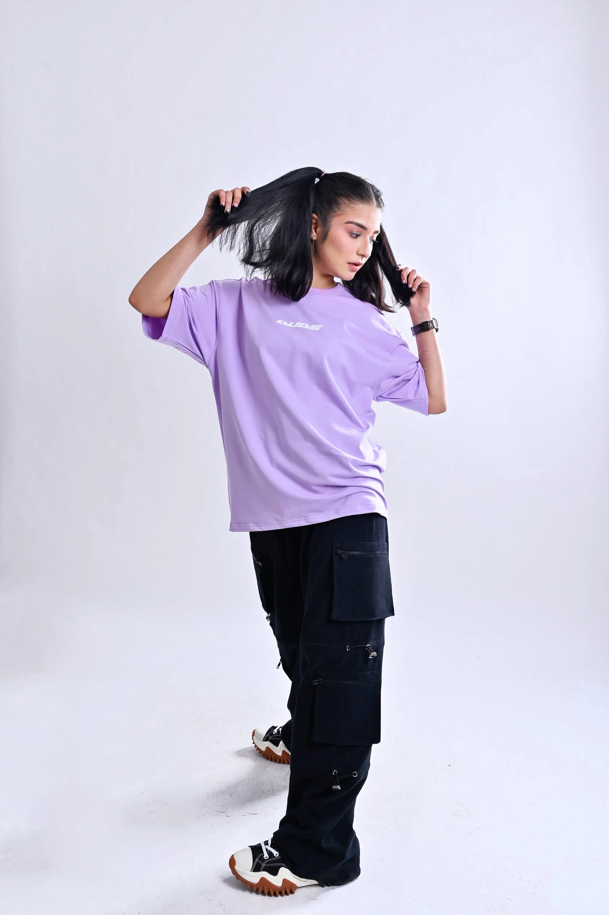 WOMEN'S ART AS A MIRROR OVER-SIZED T-SHIRT (LILAC)