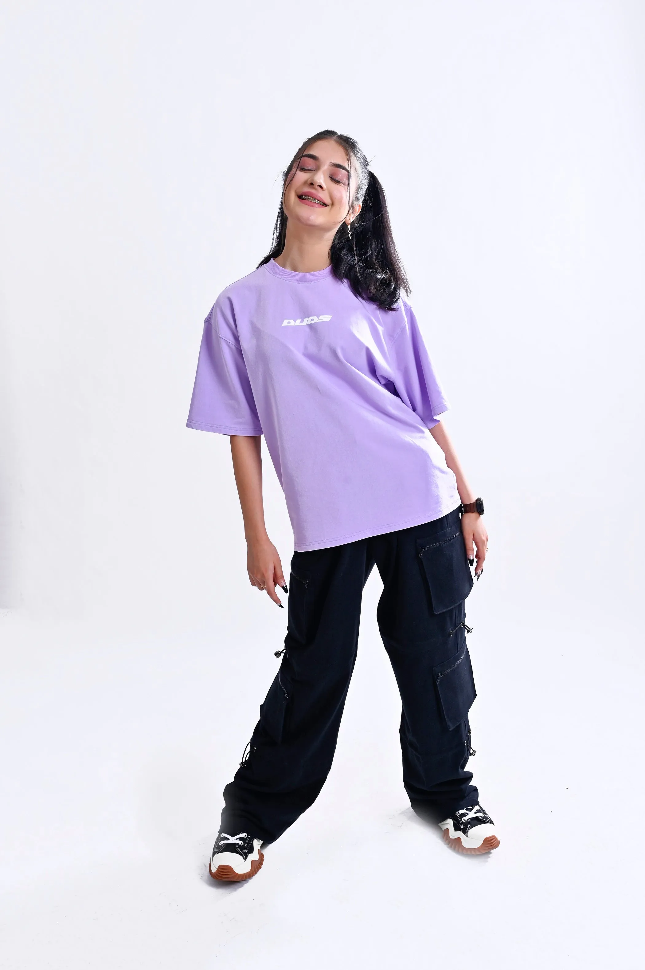 WOMEN'S ART AS A MIRROR OVER-SIZED T-SHIRT (LILAC)