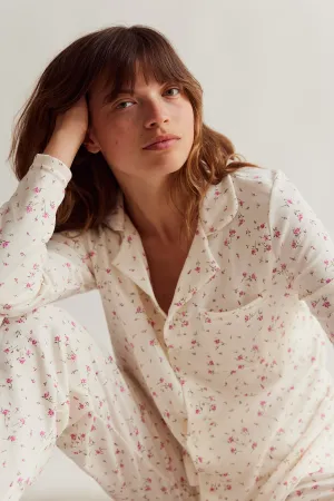 WOMENS CLASSIC PYJAMA SET | VINTAGE ROSE