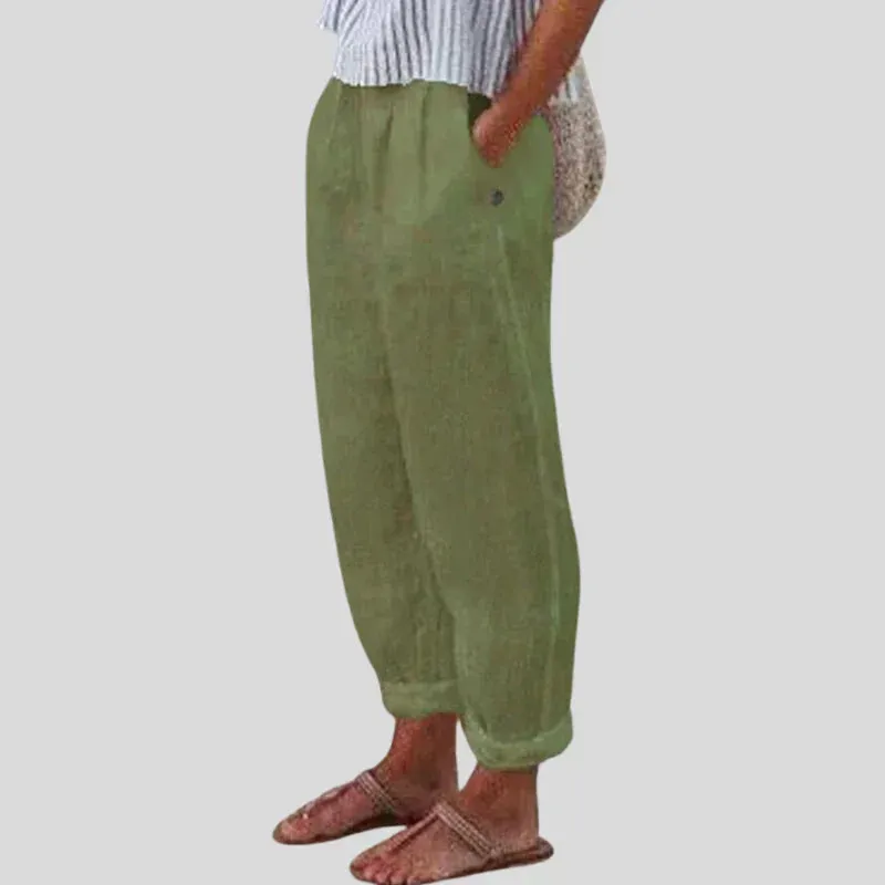 Women's Linen Casual Pants | Lightweight & Breathable