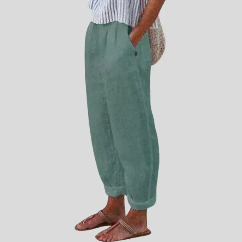 Women's Linen Casual Pants | Lightweight & Breathable