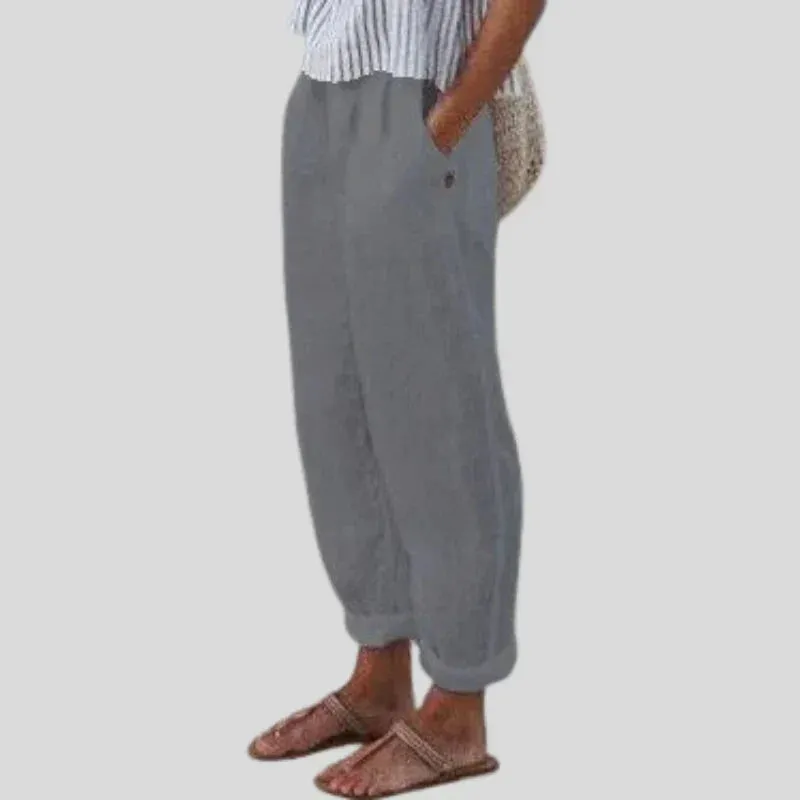 Women's Linen Casual Pants | Lightweight & Breathable