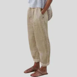 Women's Linen Casual Pants | Lightweight & Breathable
