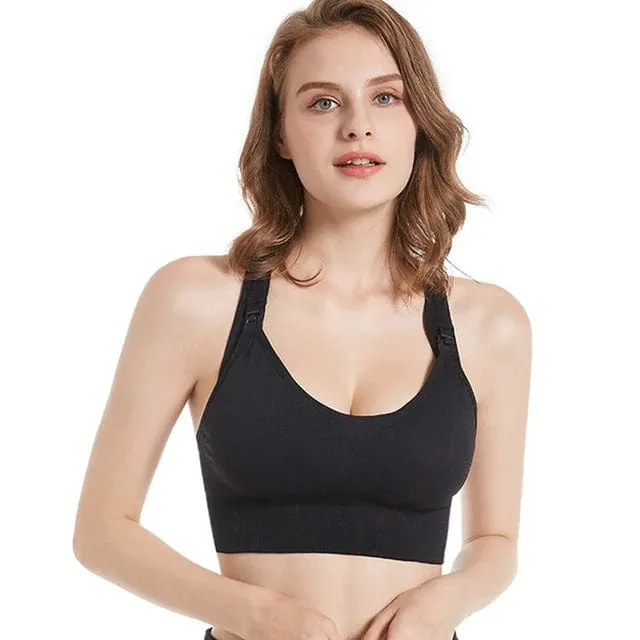 Women’s Nursing Breastfeeding Maternity Sports Bra